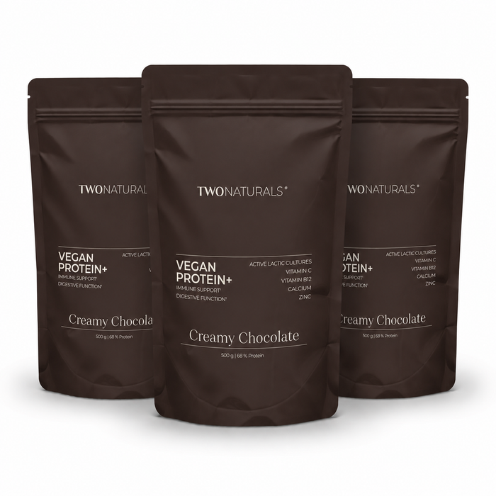VEGAN PROTEIN+ | CREAMY CHOCOLATE – 3er-Pack (3 × 500 g)