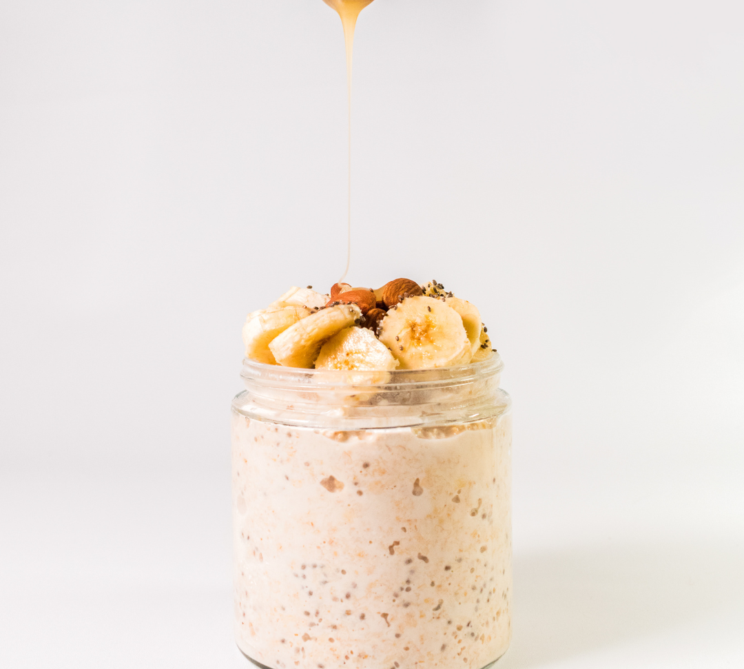 Vegan Protein Overnight Oats für einen gesunden Start in den Tag