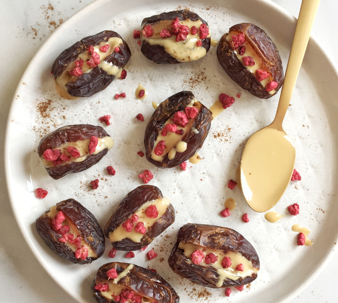 Hormonfreundlicher Protein-Dattel-Snack mit Vanille