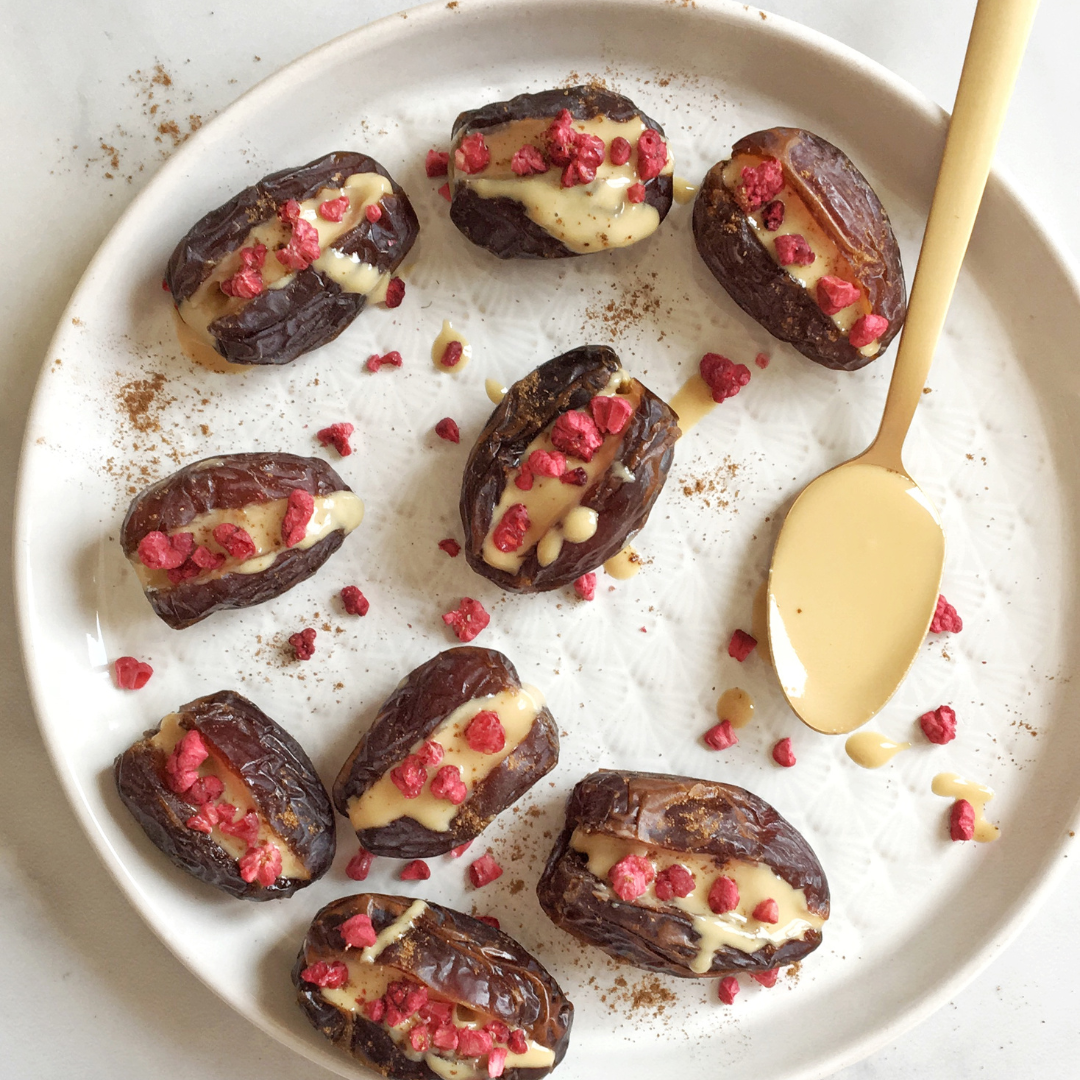 Hormonfreundlicher Protein-Dattel-Snack mit Vanille