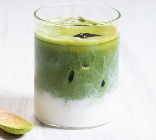 Vanilla Iced Protein Matcha Smoothie