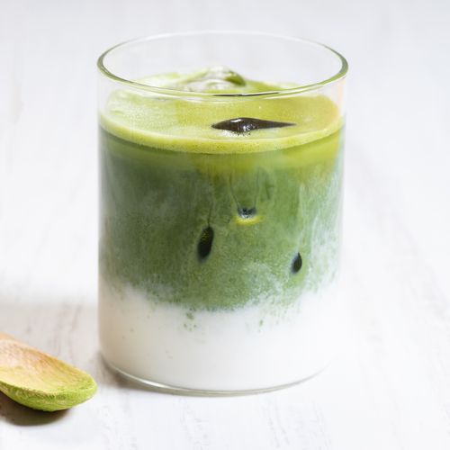 Vanilla Iced Protein Matcha Smoothie