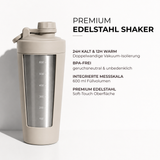 Edelstahl Protein-Shaker | 600 ml