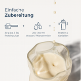 Vegan Protein+ Creamy Vanilla – Black Friday Special | Jetzt –10 % sichern