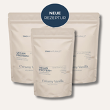 Creamy Vanilla Bundle | 3 × 500 g Vegan Protein+