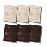 ALL-IN-ONE VEGAN PROTEIN+ PROBIERSACHETS | CREAMY VANILLA & CREAMY CHOCOLATE