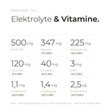 Elektrolyte und Vitamine pro Stick mit % NRV